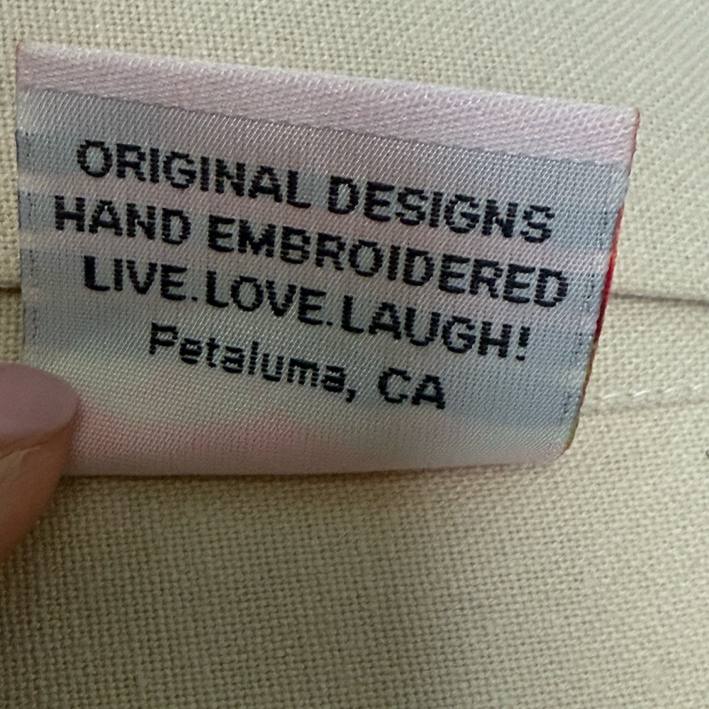 Cat Studio Pennsylvania Embroidered Pillow - Picture 11 of 13